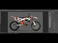 KTM 125-450 2025 MOCKUPS PSD – 1-Click Smart Object Customization