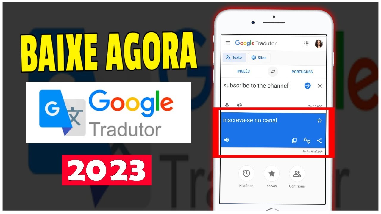 SAIBA COMO BAIXAR O GOOGLE TRADUTOR NO SEU CELULAR  SAIBA COMO BAIXAR O  GOOGLE TRADUTOR NO SEU CELULAR Para traduzir textos, placas e conversas, o  Google Tradutor é um aplicativo essencial.