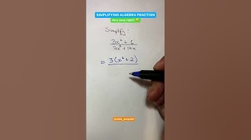 Simplifying algebra fractions #mathstutor #maths #shorts #shortsfeed