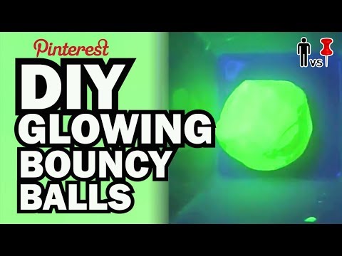 DIY Glowing Bouncy Balls - Kid Vs Pin - Pinterest Project #49