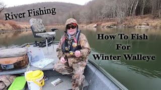 How To Fish For Winter Walleye On Allegheny River
