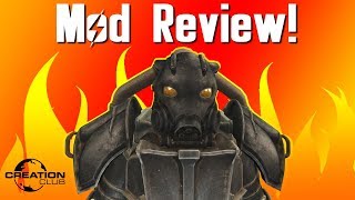 Fallout 4 Hellfire Power Armor Creation Club mod review!