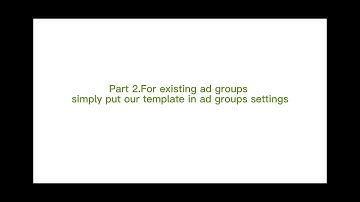 Add tracking template to Bing ads-Attribuly
