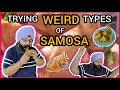 Trying different types of samosa i aloo samosa vs tandoori chaap samosa vs meetha samosa  delhifood