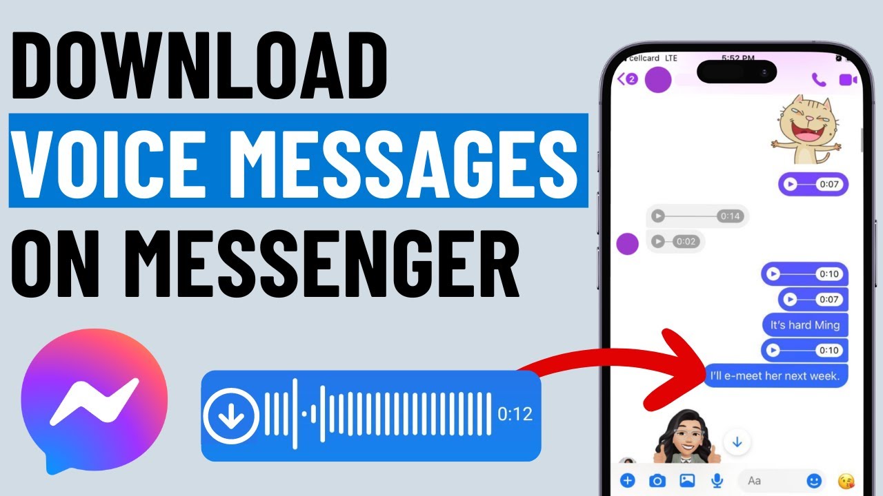How to Download Facebook Messenger Voice Messages (2024) YouTube