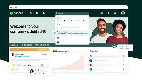 Intranet that connects growing teams | Happeo solves your information chaos at work