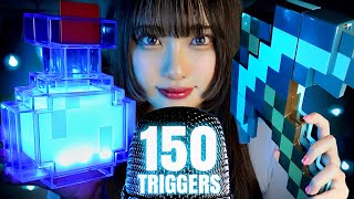 ASMR 150 TRIGGERS IN 15 MIN😪(1.5 Million Subscriber Celebration)