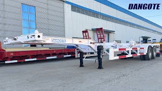 Dangote 2 Axle 40 ft Container Chassis Trailer for Sale in Nigeria Abuja Dangote Trailers Price