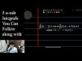 5 u-sub integrals you can follow along with
