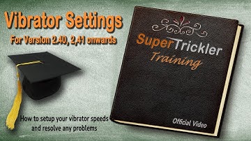 SuperTrickler Training Video 2. Setting The Vibrator Speed (V2.40 & V.41)