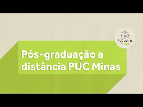 Pós-graduação a distância PUC Minas Virtual