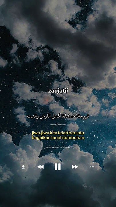 LAGU ARAB VIRAL🍃 // ZAUJATI🌷story wa #tiktok #viral