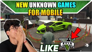 Top 5 *UNKNOWN* Games like GTA 5 For Mobile | High Graphic | With Download Links