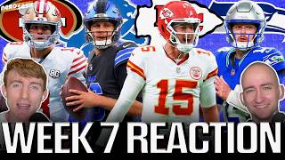 NFL Week 7 Reaction: Seahawks DESTROY Mahomes & Chiefs, 49ers UPSET, Lions STUN Packers | Nerd Sesh