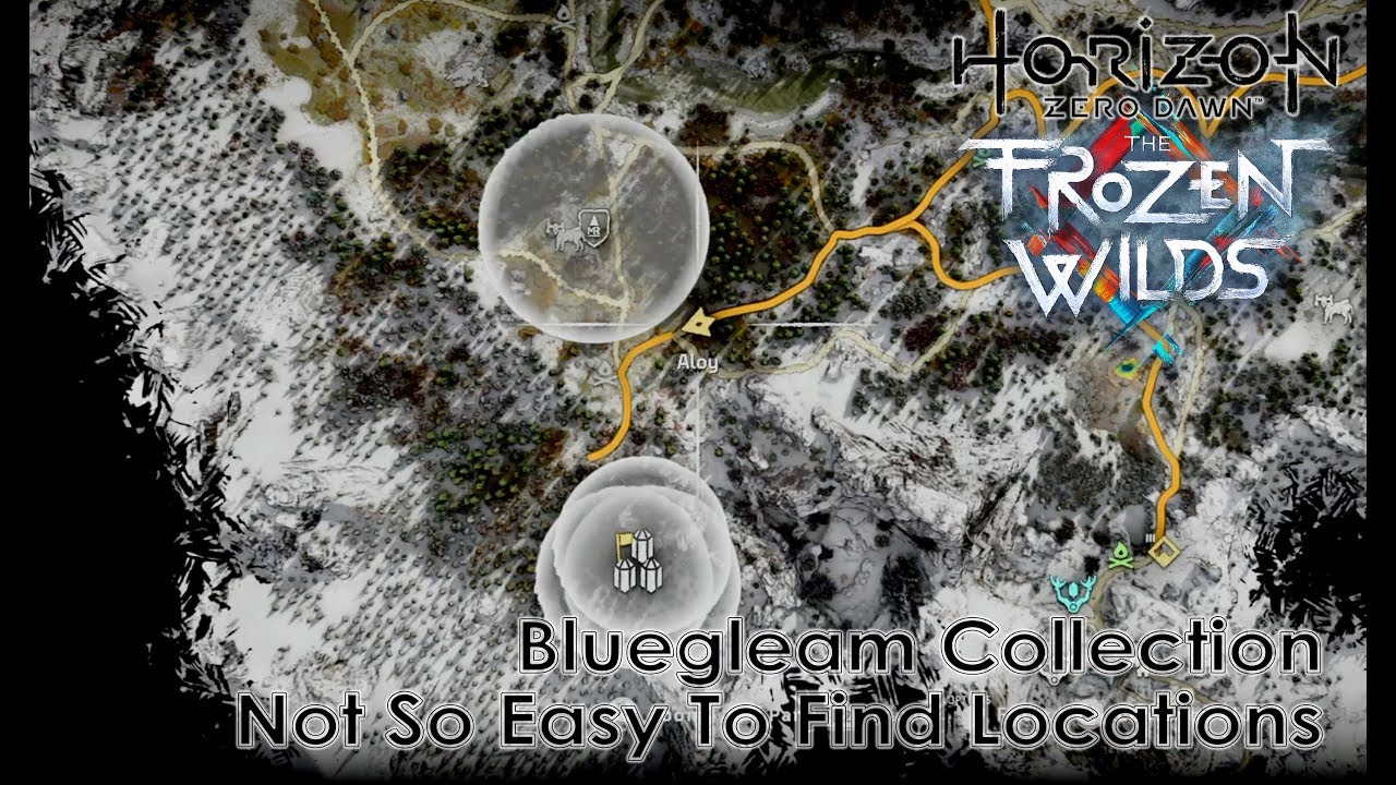 Horizon Zero Dawn: Frozen Wilds bluegleam locations