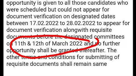 JKSSB  Important Notice Class 4th Candudates /Document Verification Regarding
