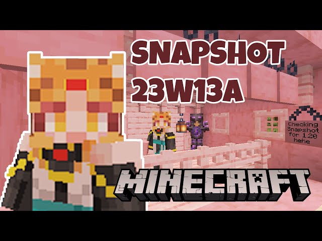 【MINECRAFT】Pink-colored biome, Snapshot 23W13A【NIJISANJI】のサムネイル