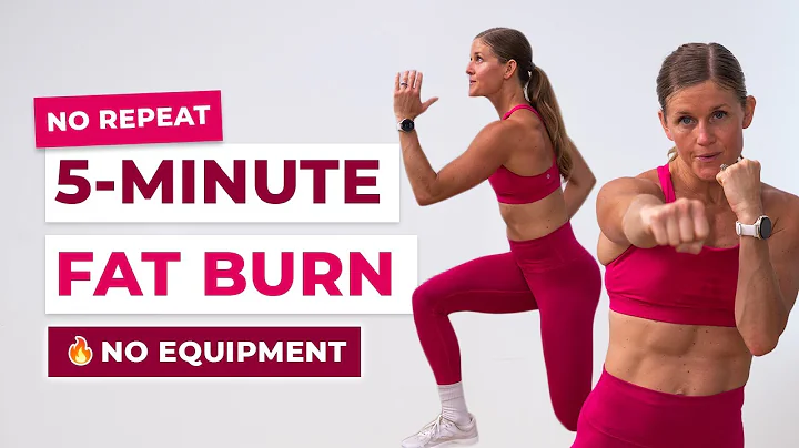 5-Minute Fat Burning Workout 🔥 No Equipment | Full Body, Fast Results