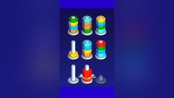 Nut Sort Level 23 | Nut and Bolt Game | #nutsandbolts #nutssort #gaming #games #shorts