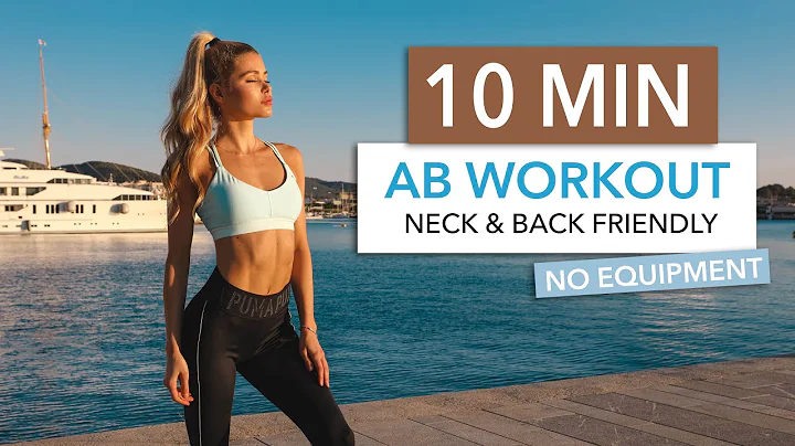 10 MIN AB WORKOUT - Back & Neck Friendly / No Equi...
