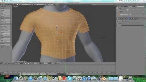 Blender 2.6 Tutorial: Clothing Modelling Part 1