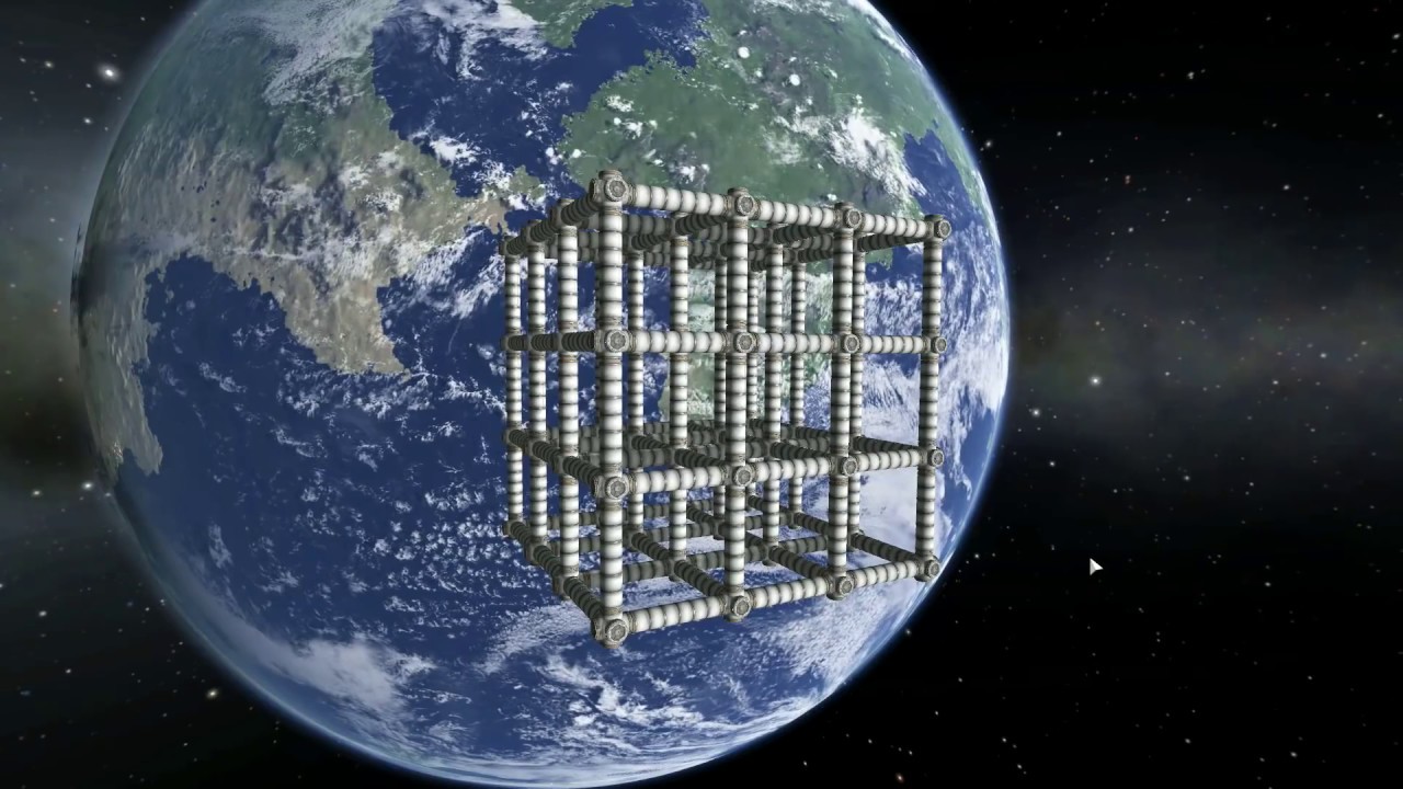 Cube Space Station But Bigger