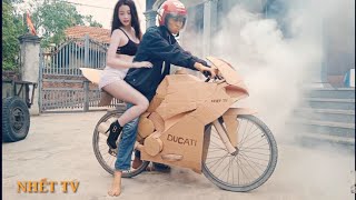 Chế tạo ducati panigale v4s từ xe đạp | kawasaki z1000 | nhết tv