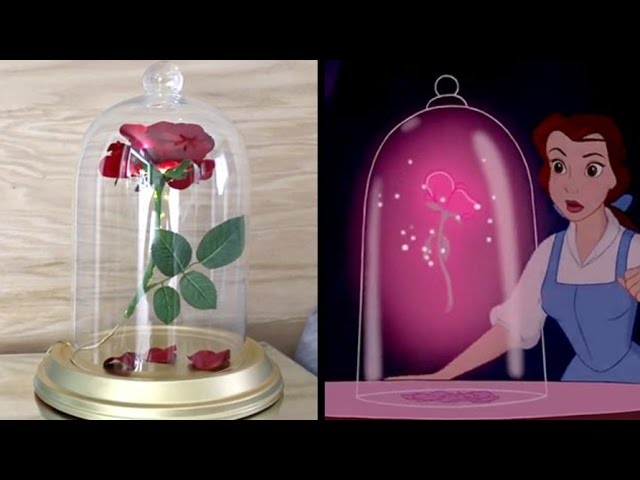 Diy Beauty And The Beast Enchanted Rose No Drilling Easy Diy Tutorial Youtube