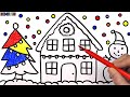 ☃️ Winter Season ☃️ Drawing and Coloring ❄️ Akn Kids House