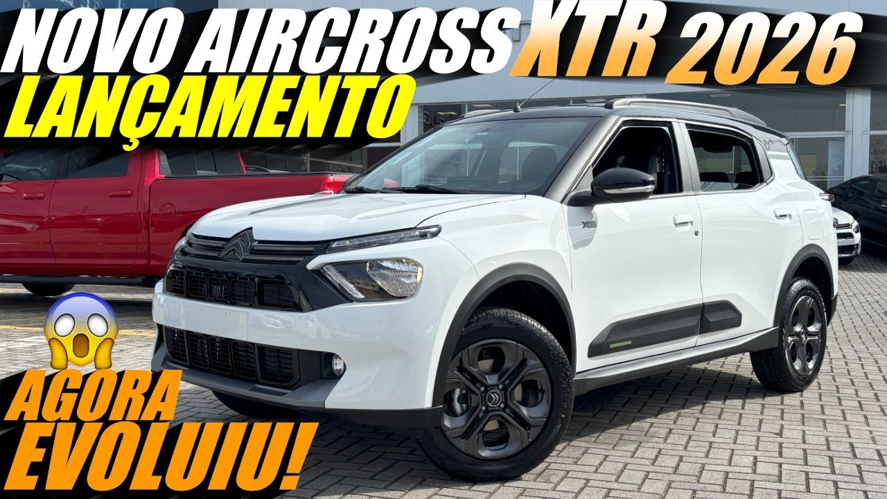 NOVO AIRCROSS XTR 2026 - Nova versão topo da gama e 7 lugares! Preço promocional e todos detalhes.