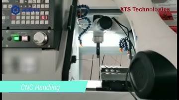 Robot CNC machining handling for medical part and assembly with Quality QC inspection system