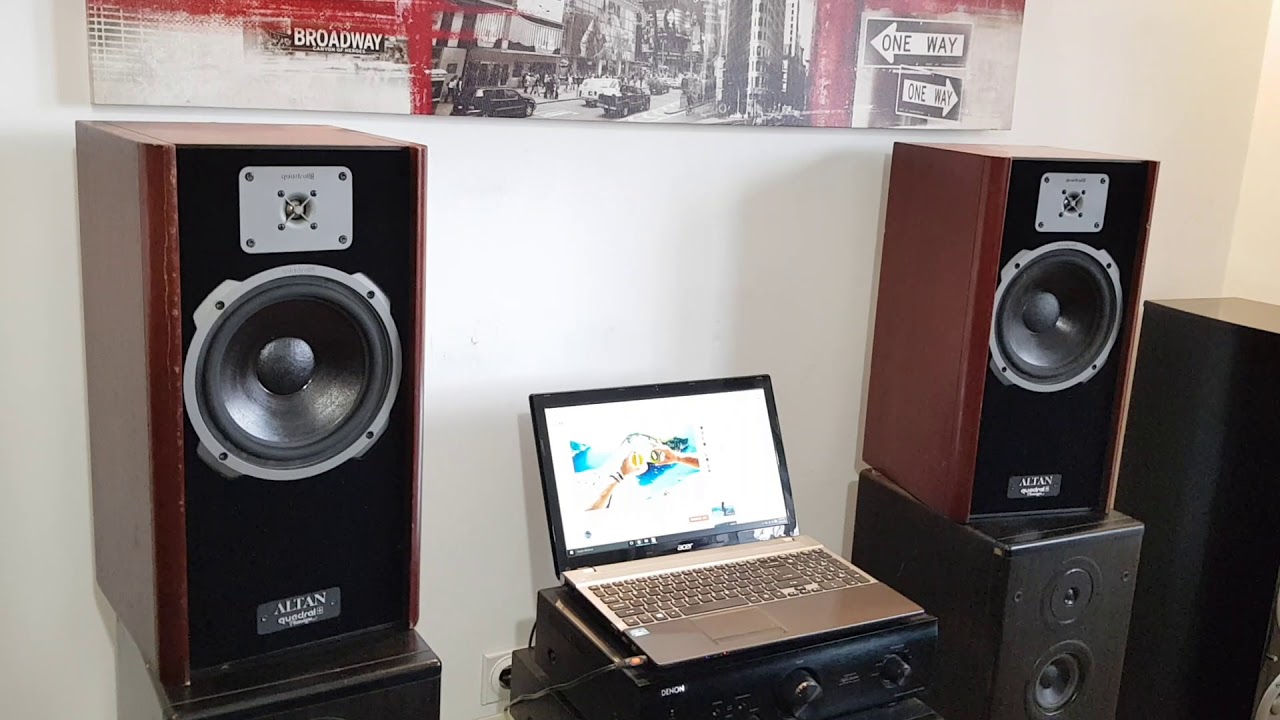 Quadral altan mk iv 2x100w youtube