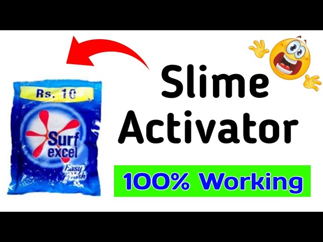 How to make Slime Activator  100% working Activator DIY Slime