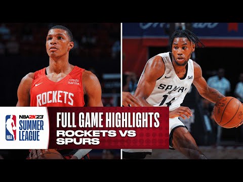 ROCKETS vs SPURS | NBA SUMMER LEAGUE | FULL GAME HIGHLIGHTS