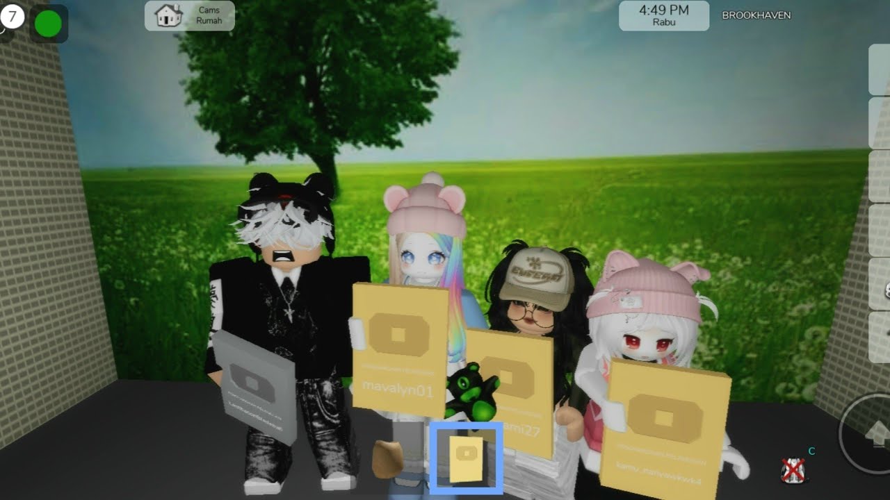 mabar di brookheaven, masuk ke rumah mafia langsung kabur [ Roblox ...
