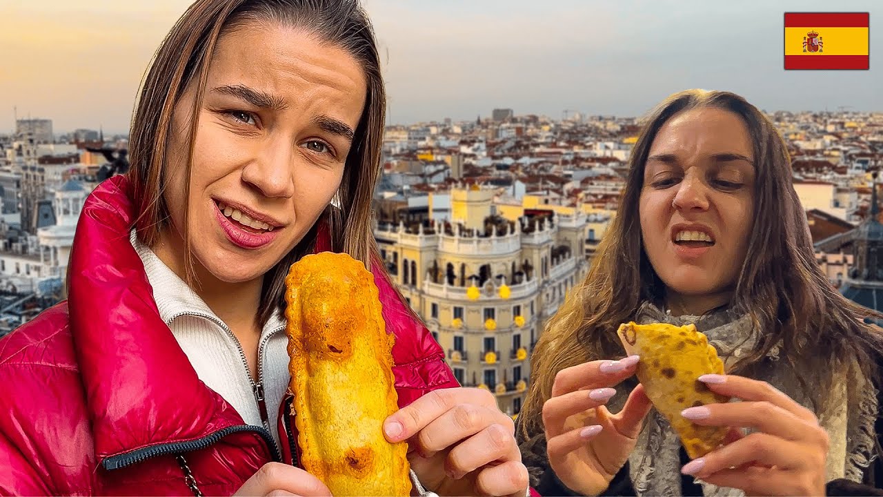 🇺🇦 🇷🇺 UCRANIANA y RUSA prueban EMPANADAS ARGENTINAS 🇦🇷 en MADRID