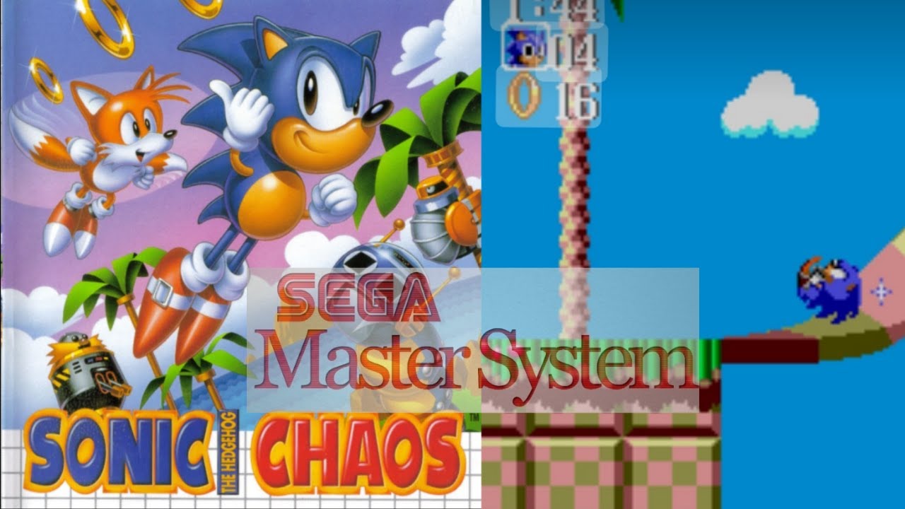 SONIC CHAOS MASTER SYSTEM 