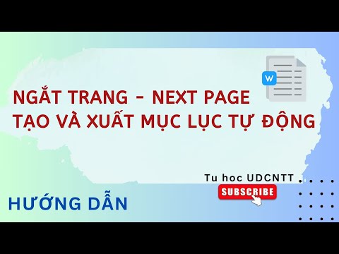 Video Word #1. Hướng dẫn ngắt trang, tạo mục lục tự động... - youtube