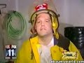 Brandweer stoned