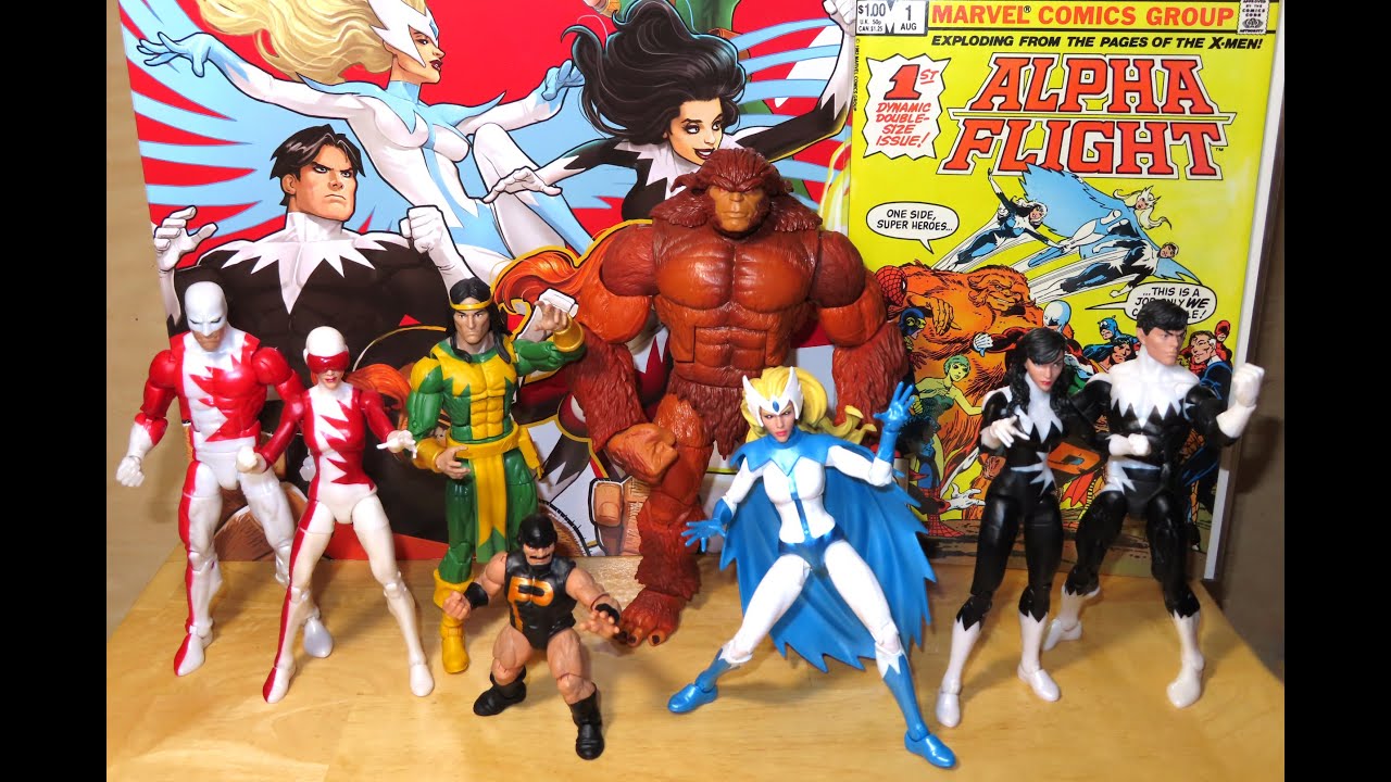 Marvel Legends ALPHA FLIGHT FIGURE BOX SET 6 pack! Amazon