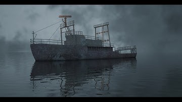 Modeling simple old ship 3ds max tutorial final part