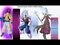 Gogeta vs vegito vs whis power levels all forms  dragon ball super