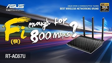 RT-AC67U - UNIFI Turbo Boost 800Mbps WiFi Speedtest (5GHz)