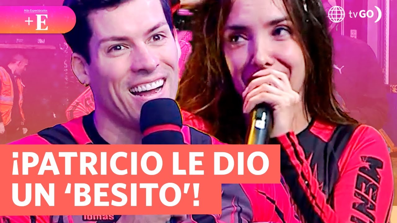 Patricio Parodi le dio un beso a Rosángela Espinoza | Más Espectáculos (HOY)
