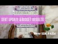 Debt Update & Budget Results | April 2021 | Make It Rain Savings