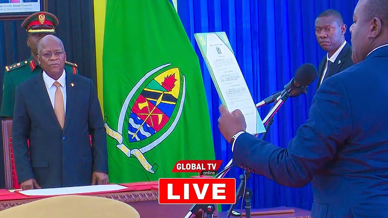 🔴#LIVE: RAIS MAGUFULI AWAAPISHA MAWAZIRI na MANAIBU, AWACHAMBUA WOTE - 