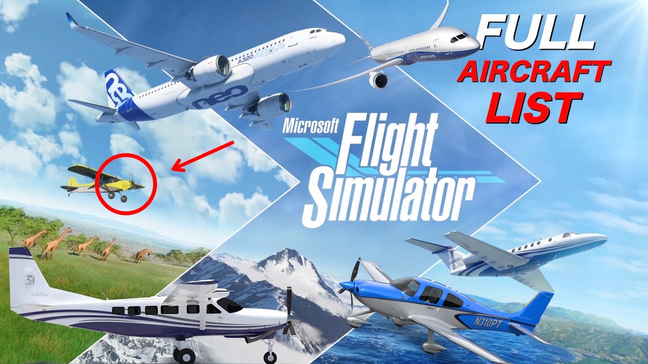 Microsoft Flight Simulator (2020) - Official Planes and Hand