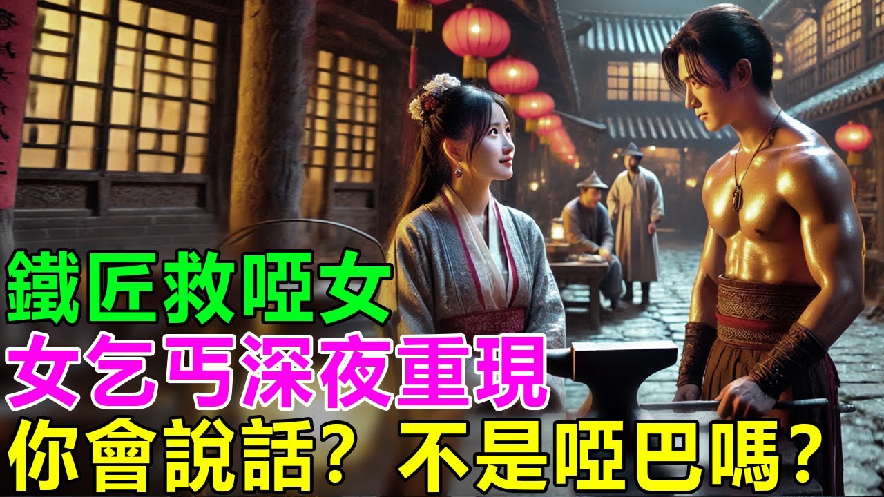 民間故事:鐵匠救啞女,女乞丐深夜重現,你會說話?不是啞巴嗎? - YouTube