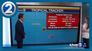 Tropical Storm Lala Update -- 11 P.m.