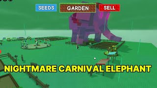Making A Huge Carnival Elephant Grow A Garden